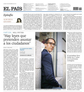 El Pais article on Los Verdes Somos Los Nuevos Rojos by Will Potter