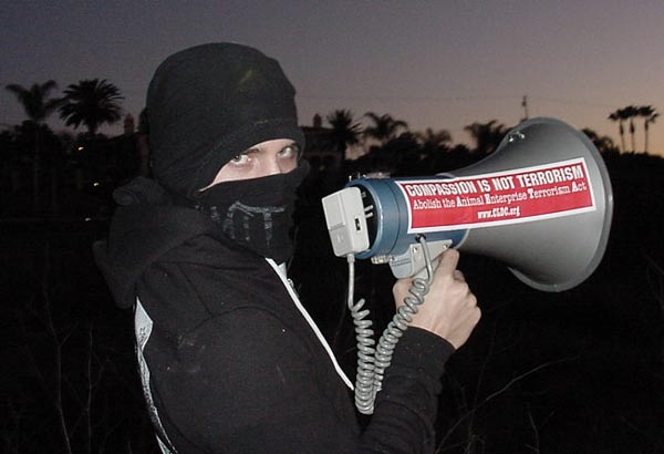 Bullhorn Terrorism Los Angeles SHAC