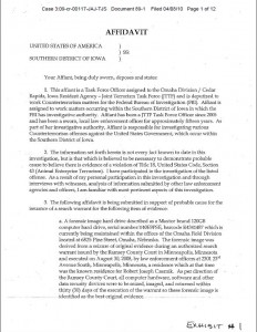 university of iowa alf affidavit 