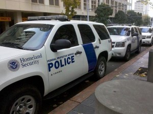 Homeland security outside grand jury investigating anarchists.