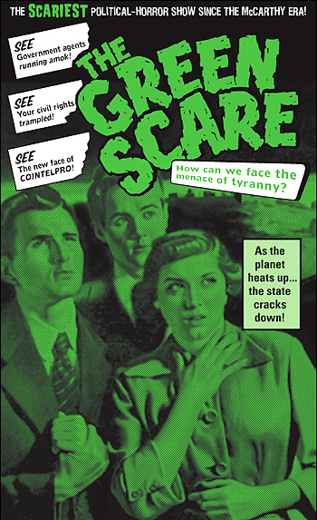 Green Scare flier by Eberhardt Press.