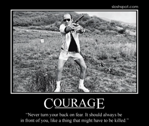 Hunter S. Thompson on Courage in Face of the Green Scare