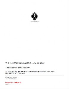 inkerman report on eco-terrorism