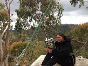 Miranda Gibson tree sit Tasmania forests