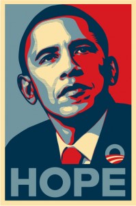 Obama poster, will he oppose eco-terrorism scare-mongering.