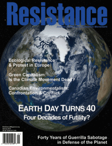 resistance magazine cover spring 2010