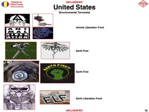 US Army terrorist logo guide lists environmental groups